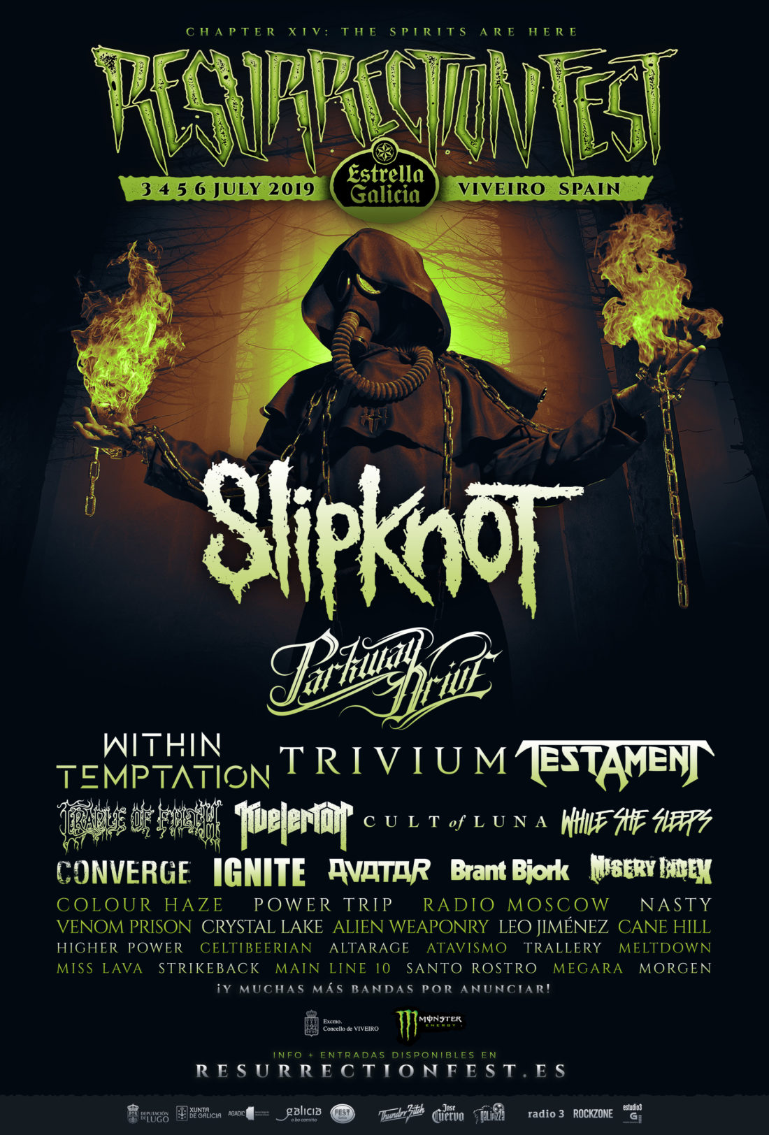 ¡¡SLIPKNOT SERÁ CABEZA DE CARTEL EN EL RESURRECTION FEST ESTRELLA GALICIA 2019!! ¡¡SLIPKNOT SERÁ CABEZA DE CARTEL EN EL RESURRECTION FEST ESTRELLA GALICIA 2019!!