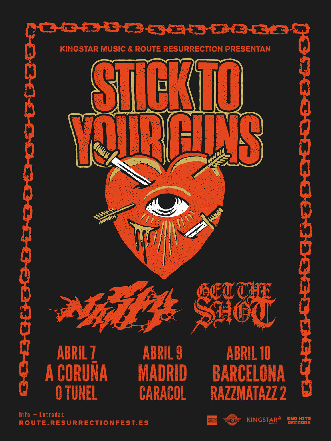 Nueva gira Route Resurrection: Stick To Your Guns