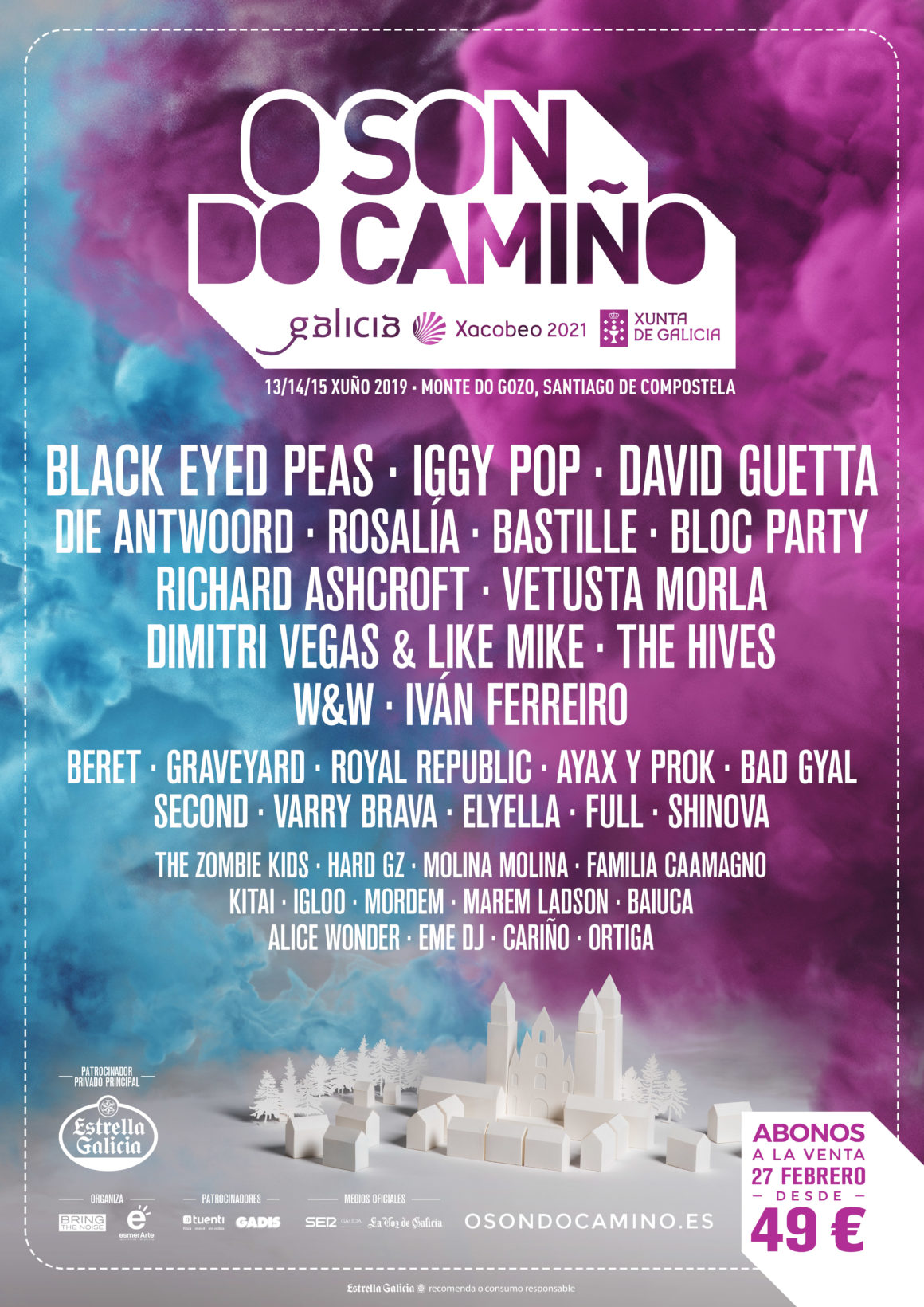 O Son do Camiño 2019 ¡ya tiene cartel!