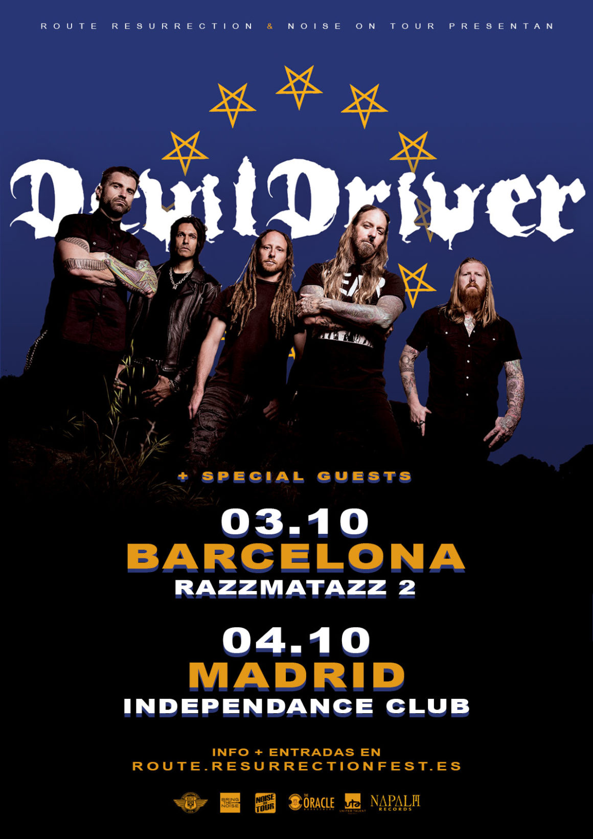 Nueva gira Route Resurrection: DevilDriver