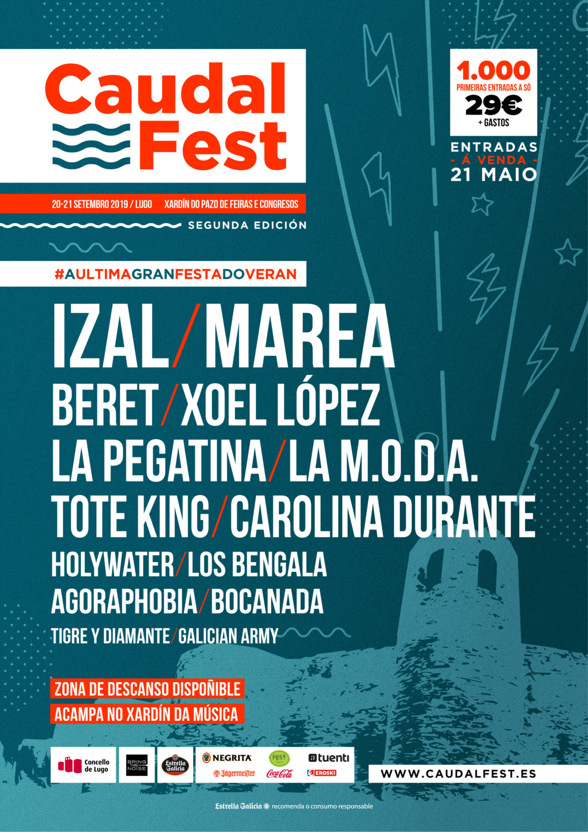 Bienvenidos al Caudal Fest 2019, la última gran fiesta del verano