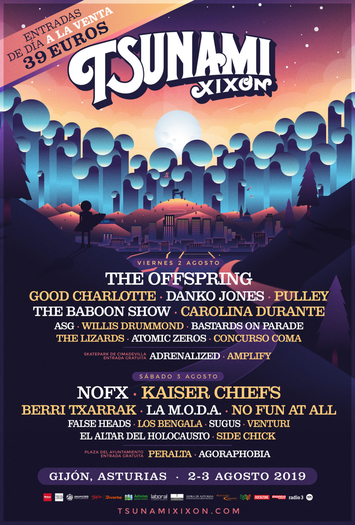 False Heads y Venturi se unen al cartel del Tsunami Xixón 2019