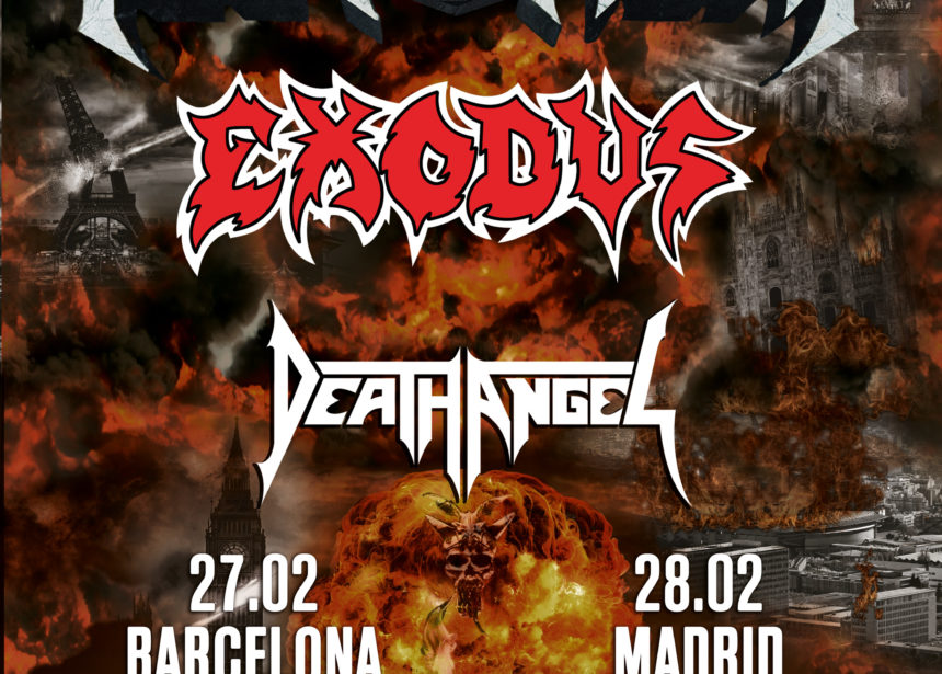 Nueva gira Route Resurrection: Testament con Exodus y Death Angel