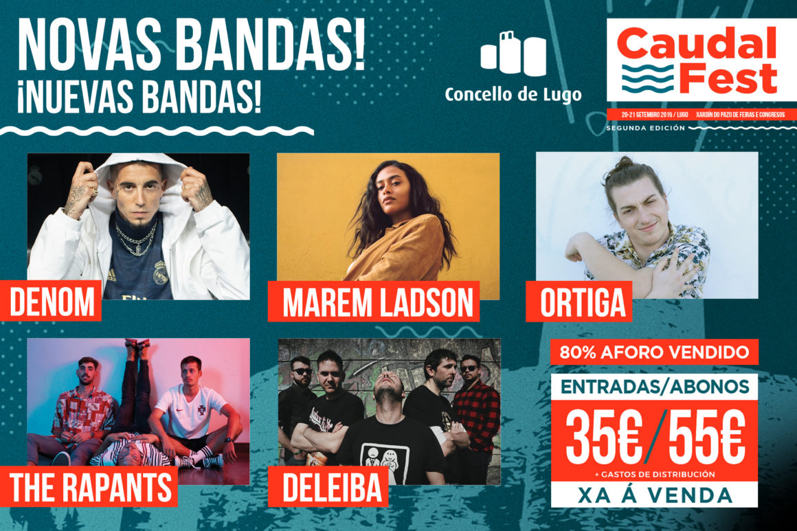 Nuevos artistas para el Caudal Fest 2019 y 80% del aforo vendido