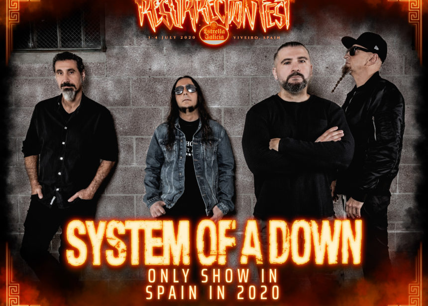 Boom! System of a Down encabezarán el Resurrection Fest Estrella Galicia 2020