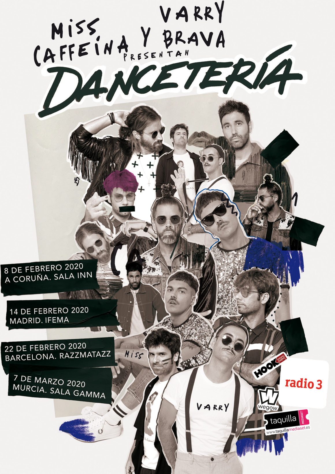 MISS CAFFEINA y VARRY BRAVA presentan «DANCETERÍA» en A Coruña, una gira única y conjunta