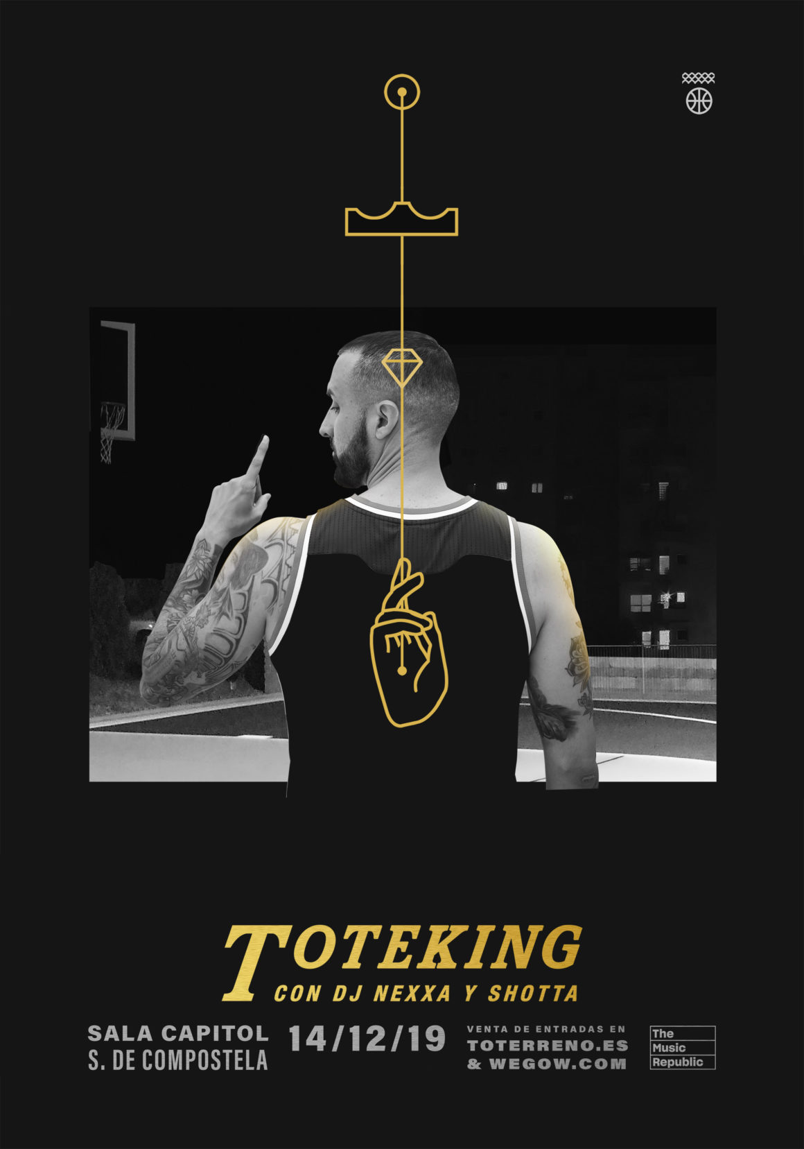 Toteking cerrará su gira «Lebron» para sus fans gallegos en Santiago de Compostela el 14 de diciembre