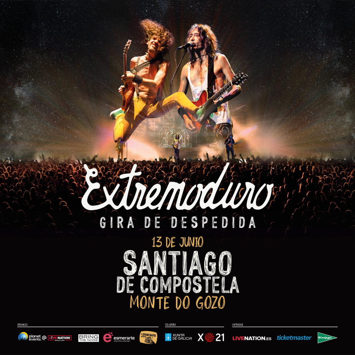 La gira de despedida de Extremoduro pasará por Santiago de Compostela