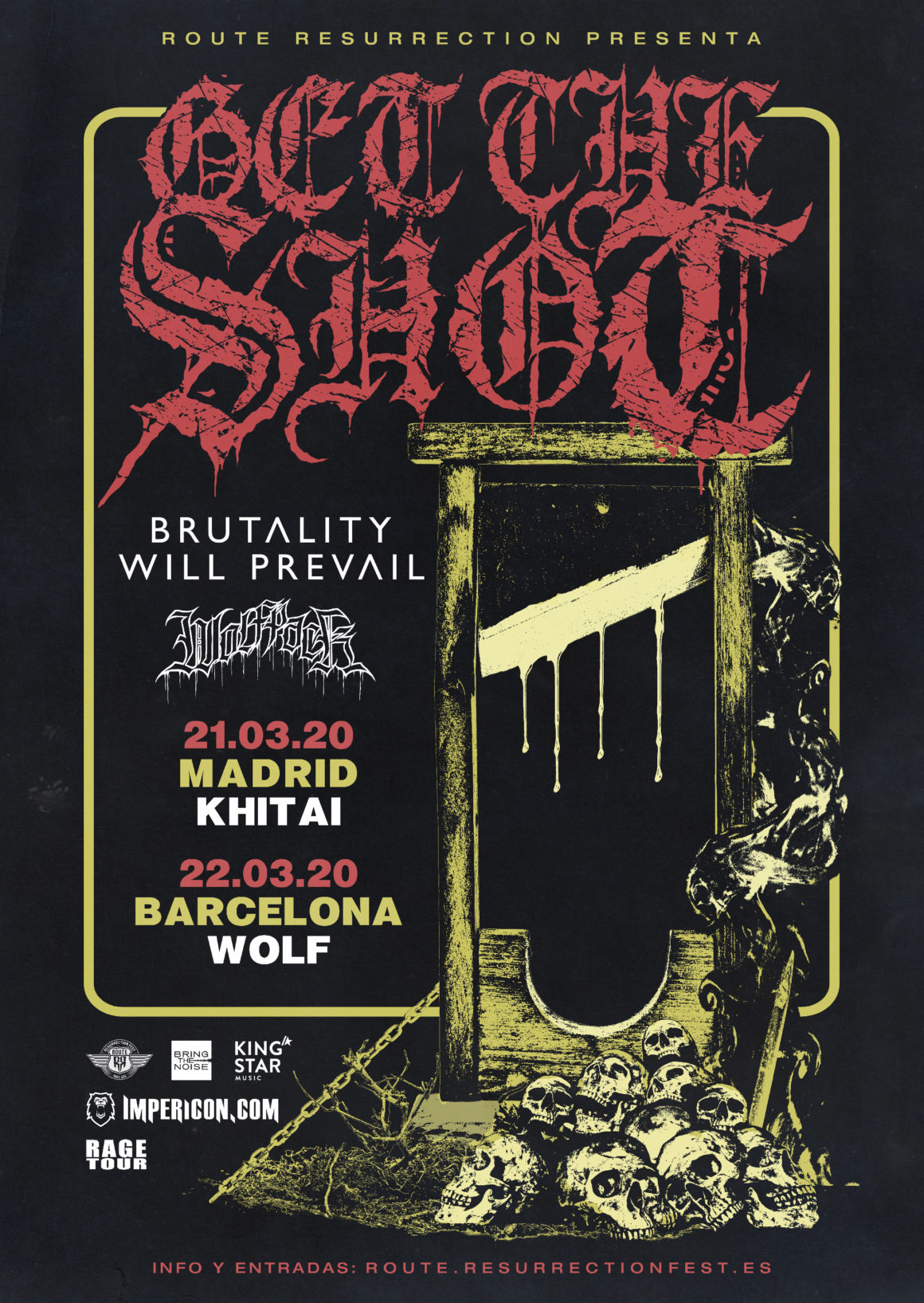 Nueva gira Route Resurrection: Get The Shot vuelven a España como cabezas de cartel