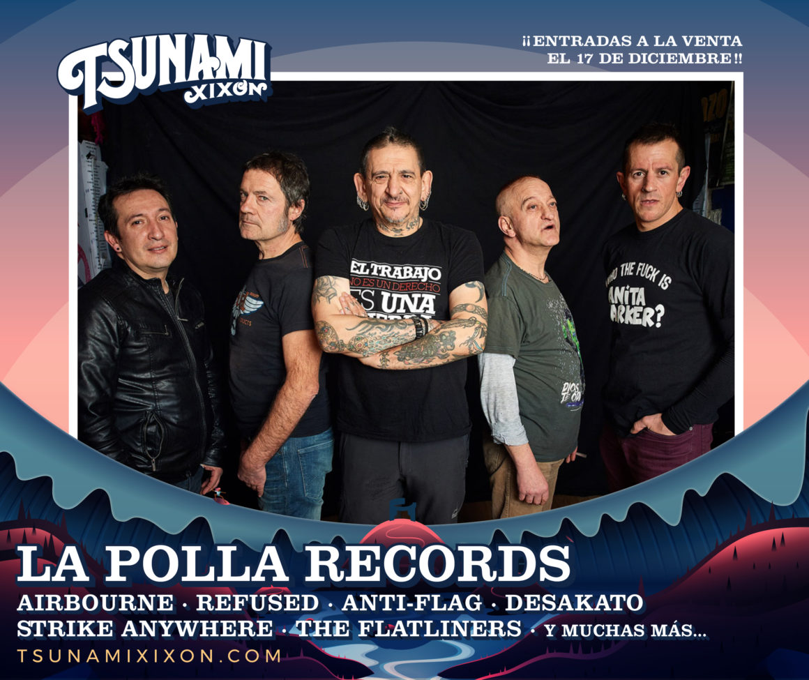 ¡La Polla Records, confirmados como cabezas de cartel del Tsunami Xixón 2020!