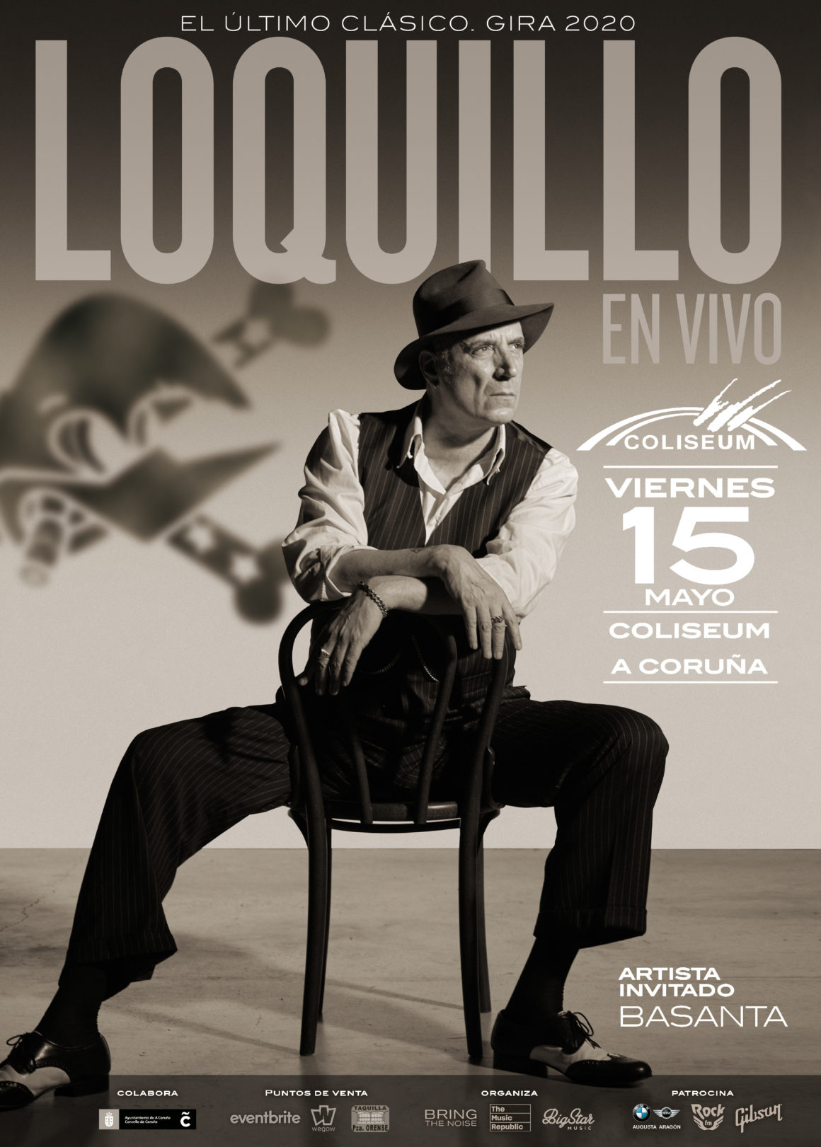 Loquillo presenta su nuevo disco «El Último Clásico» en el Coliseum de A Coruña