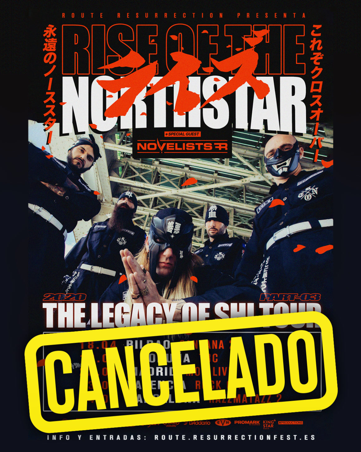 Cancelada la gira de Rise of the Northstar