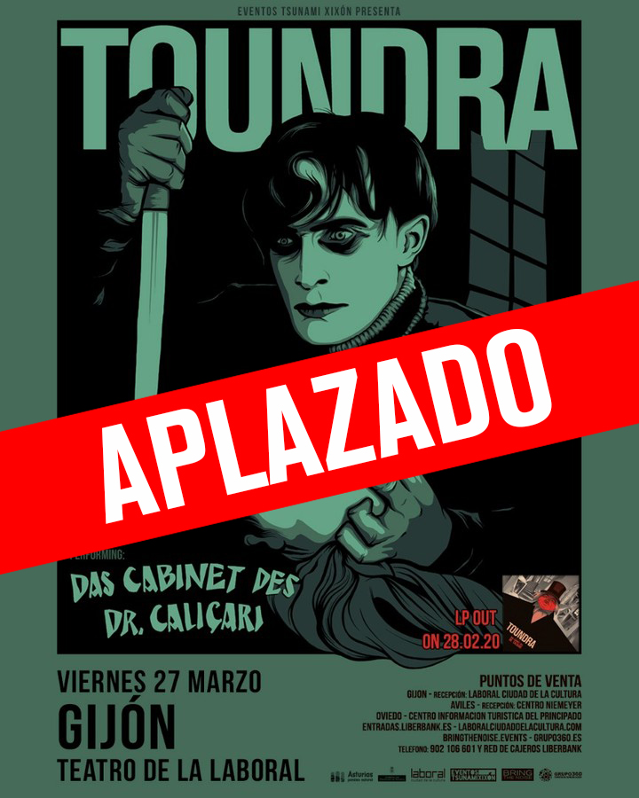 Concierto de Toundra en Gijón aplazado