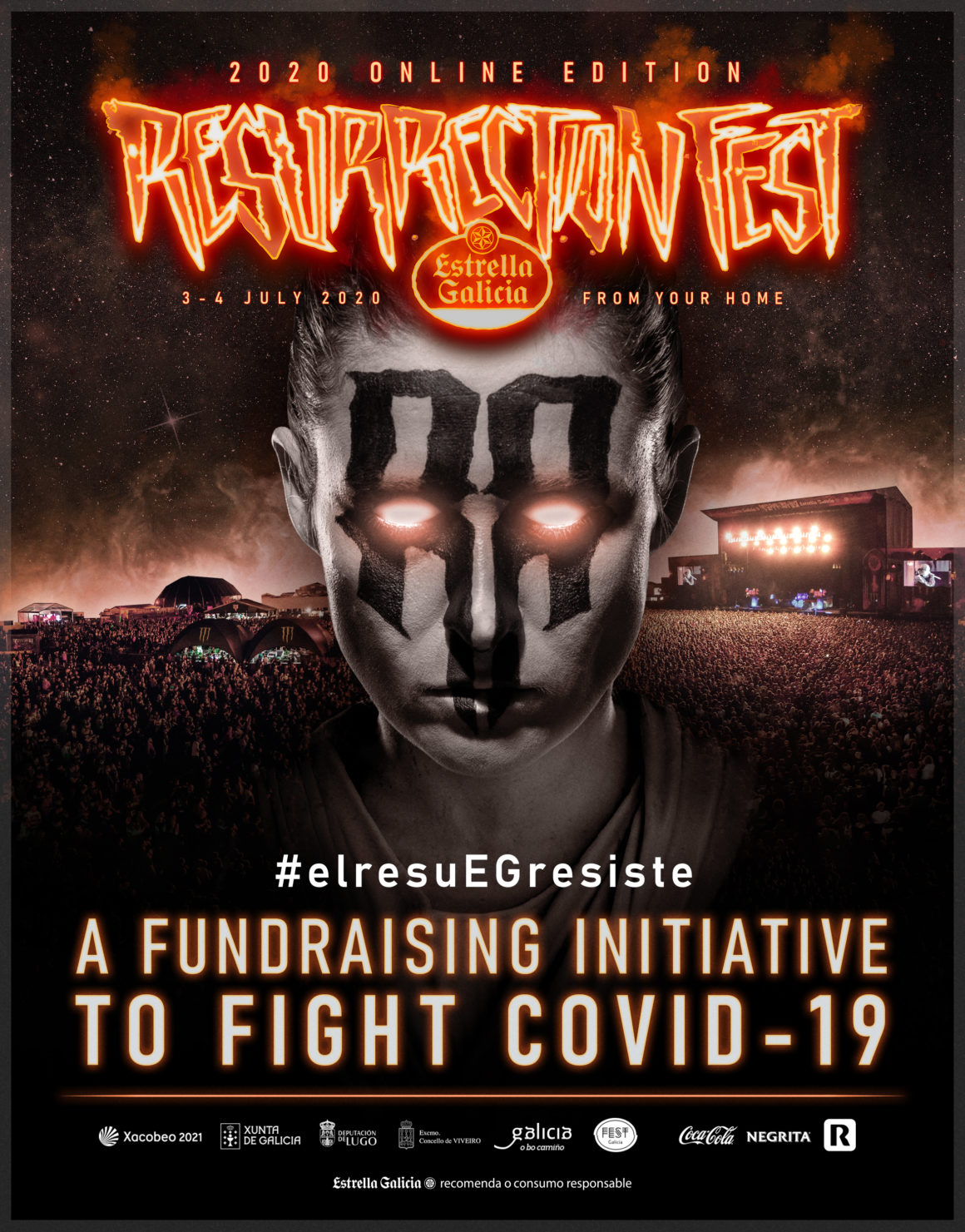 #elresuEGresiste: Resurrection Fest Estrella Galicia Online, un festival benéfico en streaming