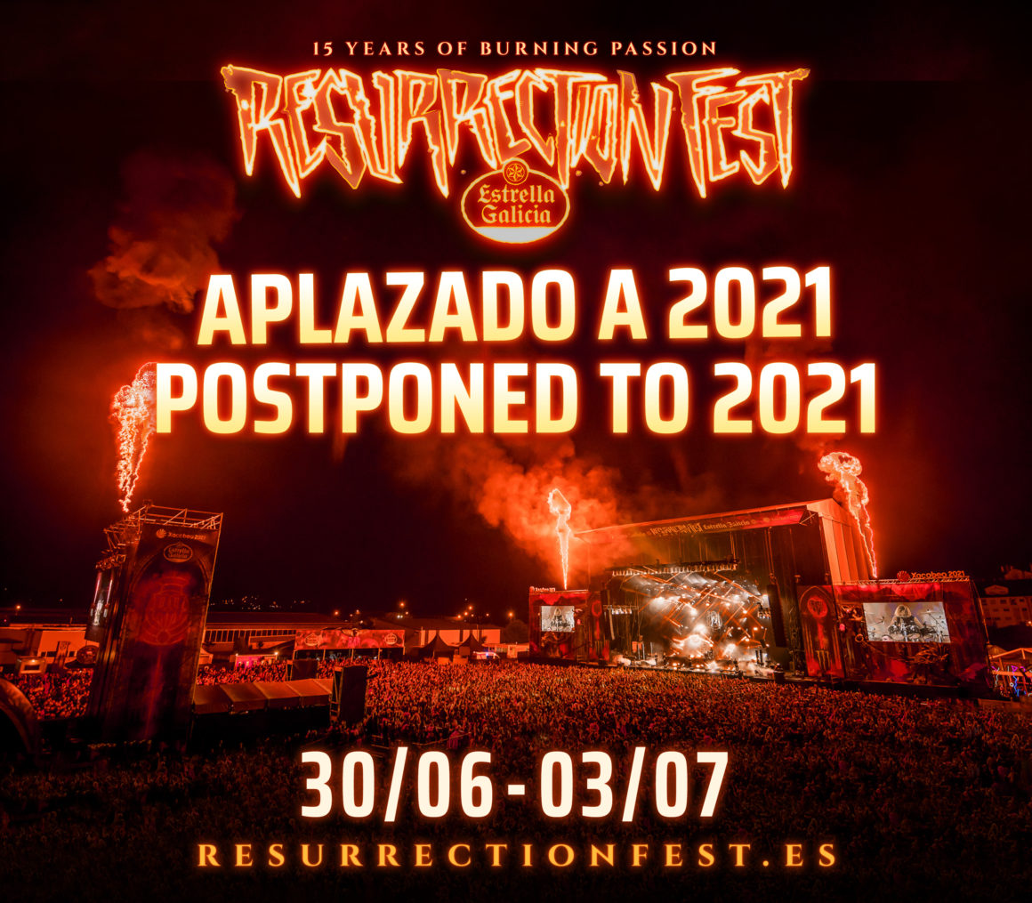Comunicado oficial: el Resurrection Fest Estrella Galicia se aplaza a 2021