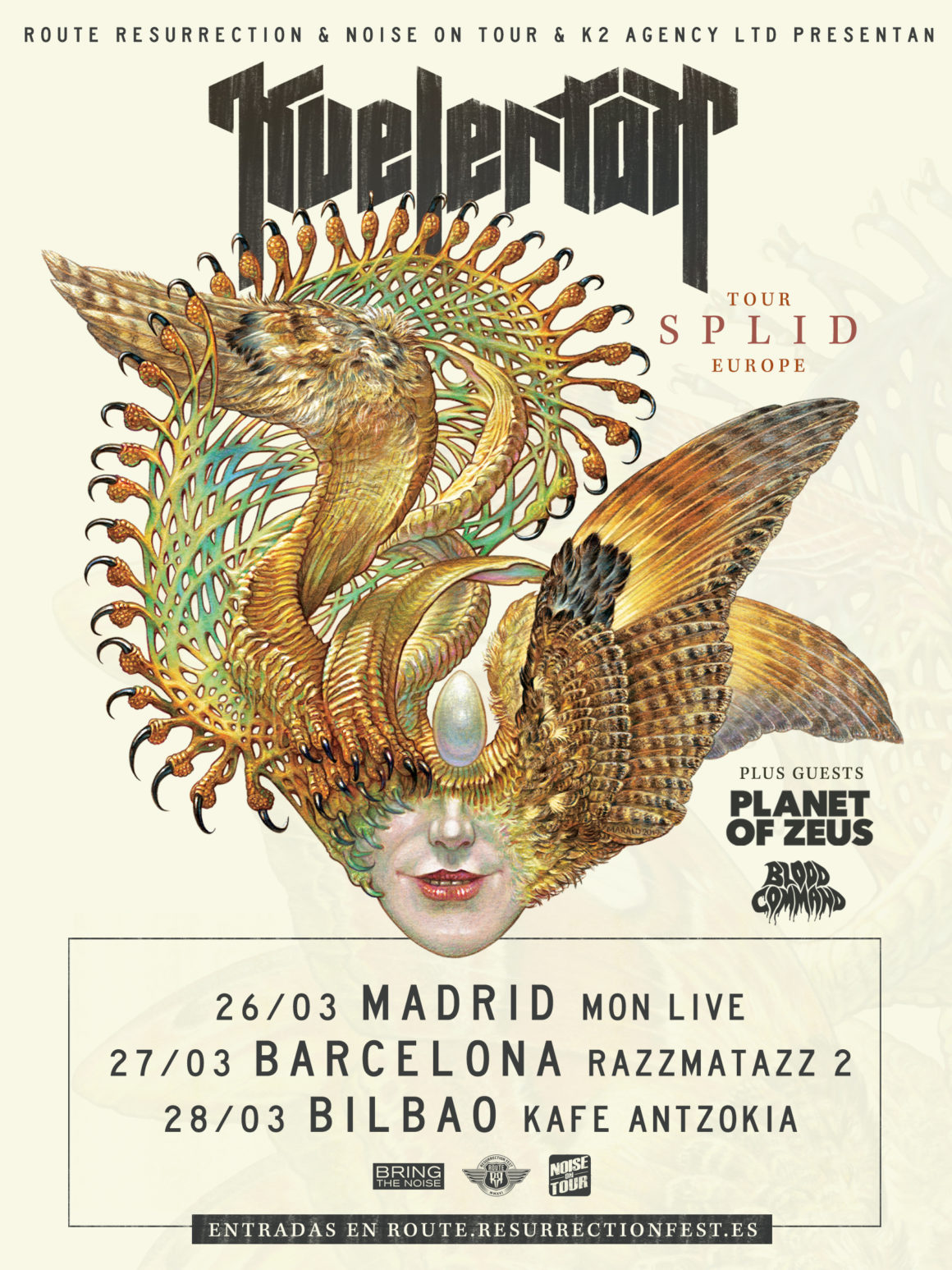 Nueva gira Route Resurrection para 2021: Kvelertak