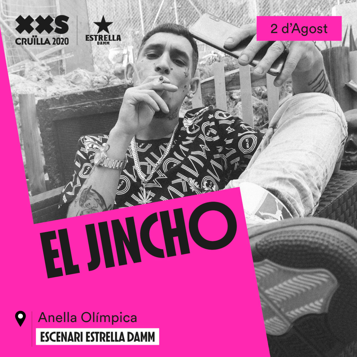 El Jincho actuará en el Crüilla XXS