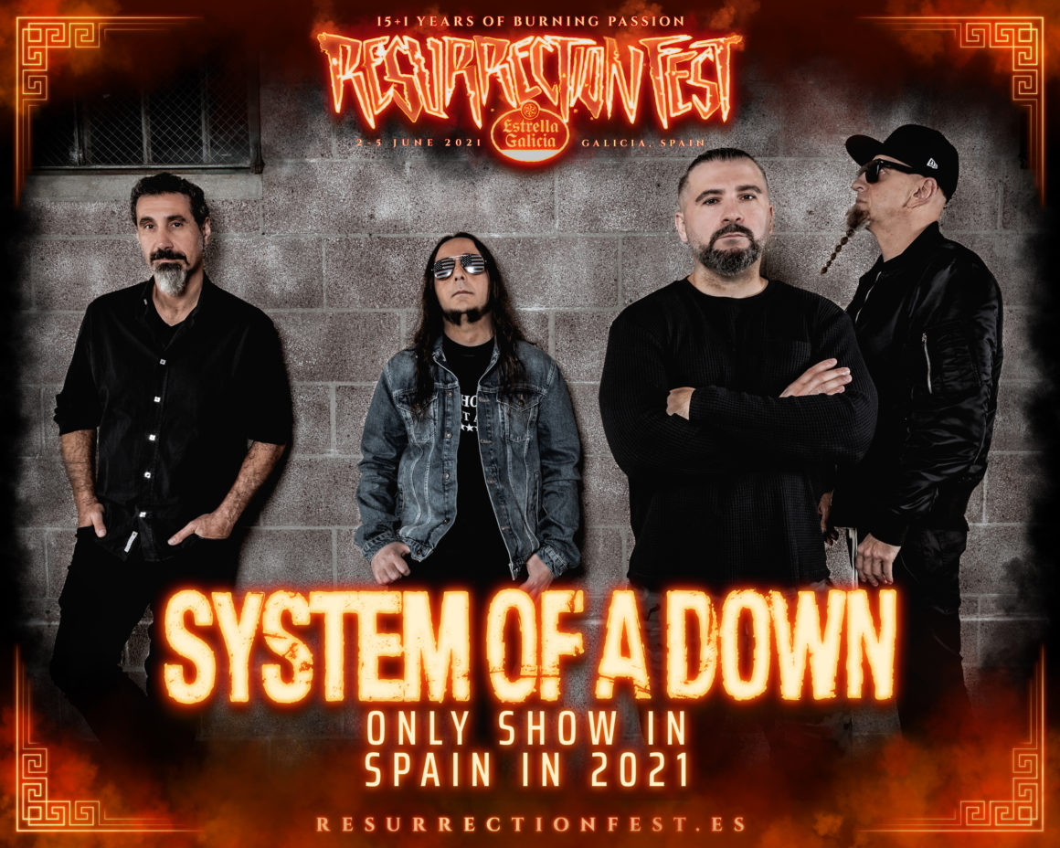 El Resurrection Fest Estrella Galicia 2021 contará con System of a Down, KoRn y Deftones, y nuevas fechas