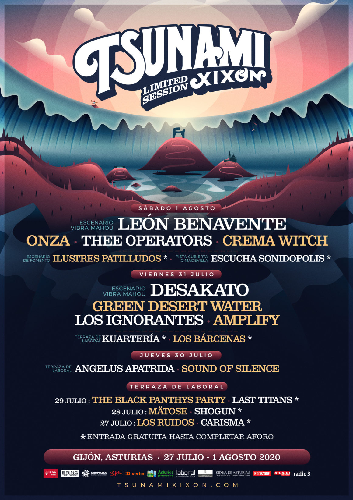 Tsunami Xixón presenta su programación en formato reducido e información sobre devoluciones