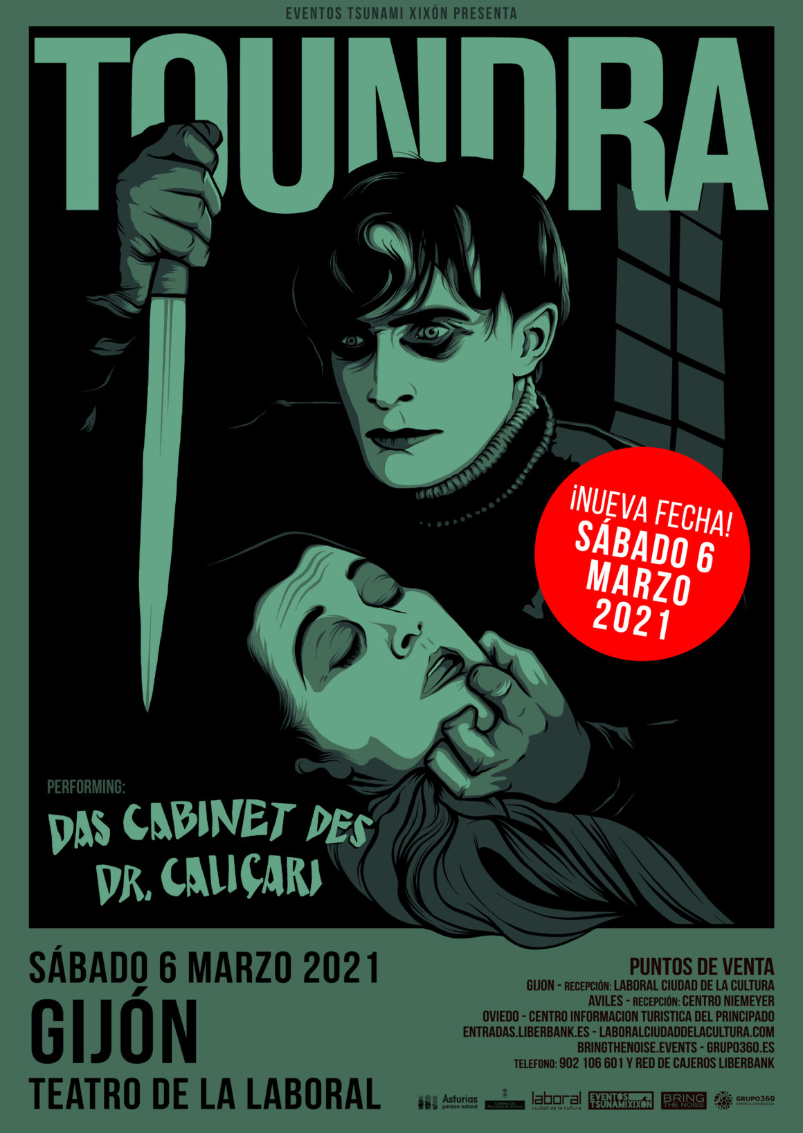 Concierto de Toundra en Gijón aplazado a 2021