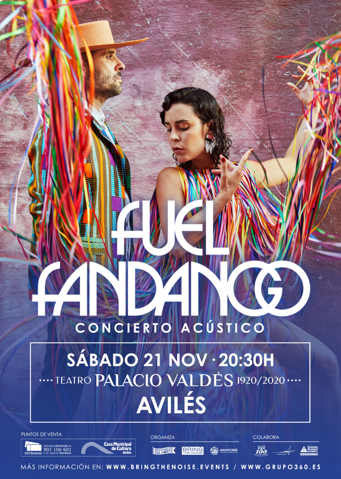 Fuel Fandango actuará en Avilés en el Teatro Palacio Valdés