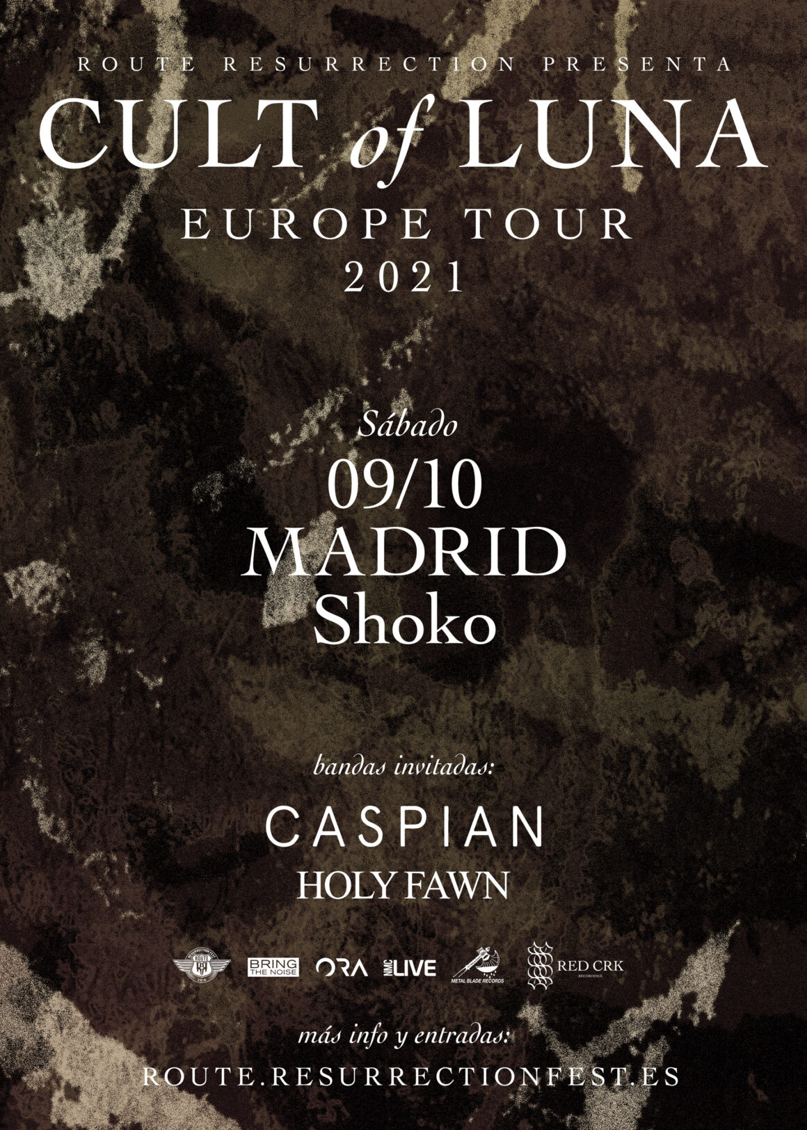 Route Resurrection: Cult of Luna vuelve a España dentro de su gira por salas para presentar «The Raging River», su último trabajo