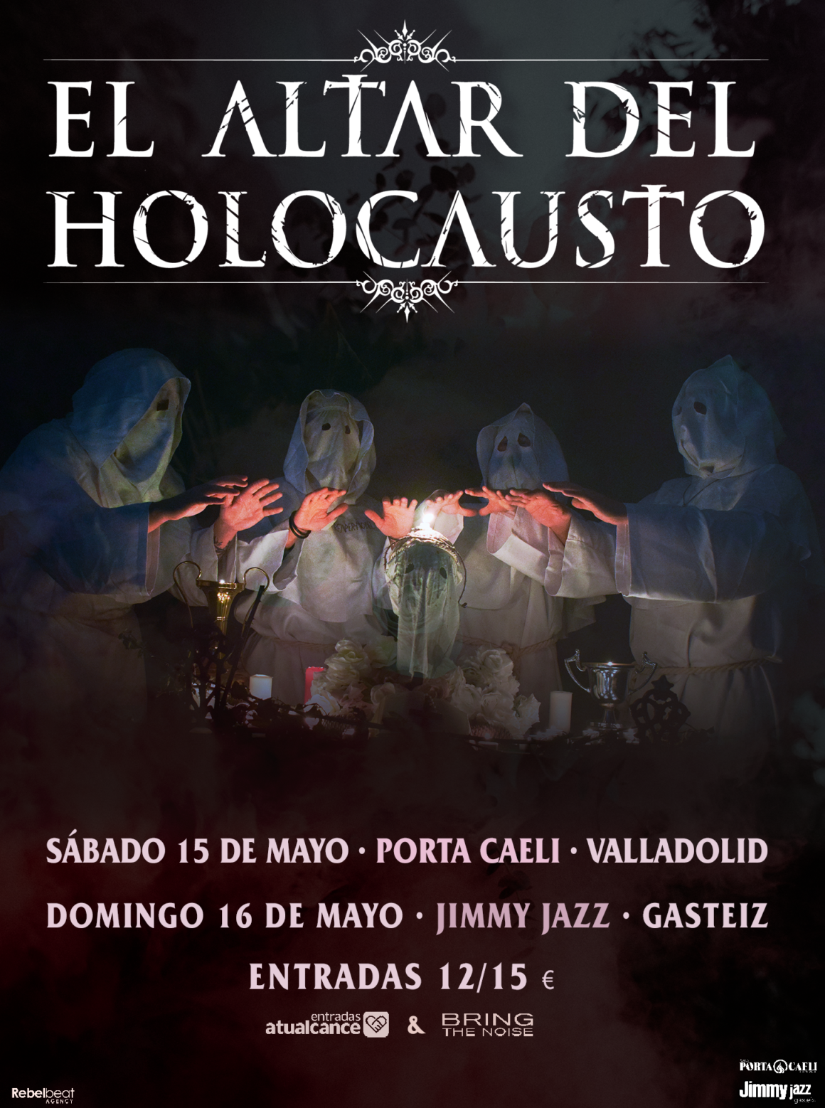 El Altar del Holocausto actuará en Valladolid y Vitoria en mayo