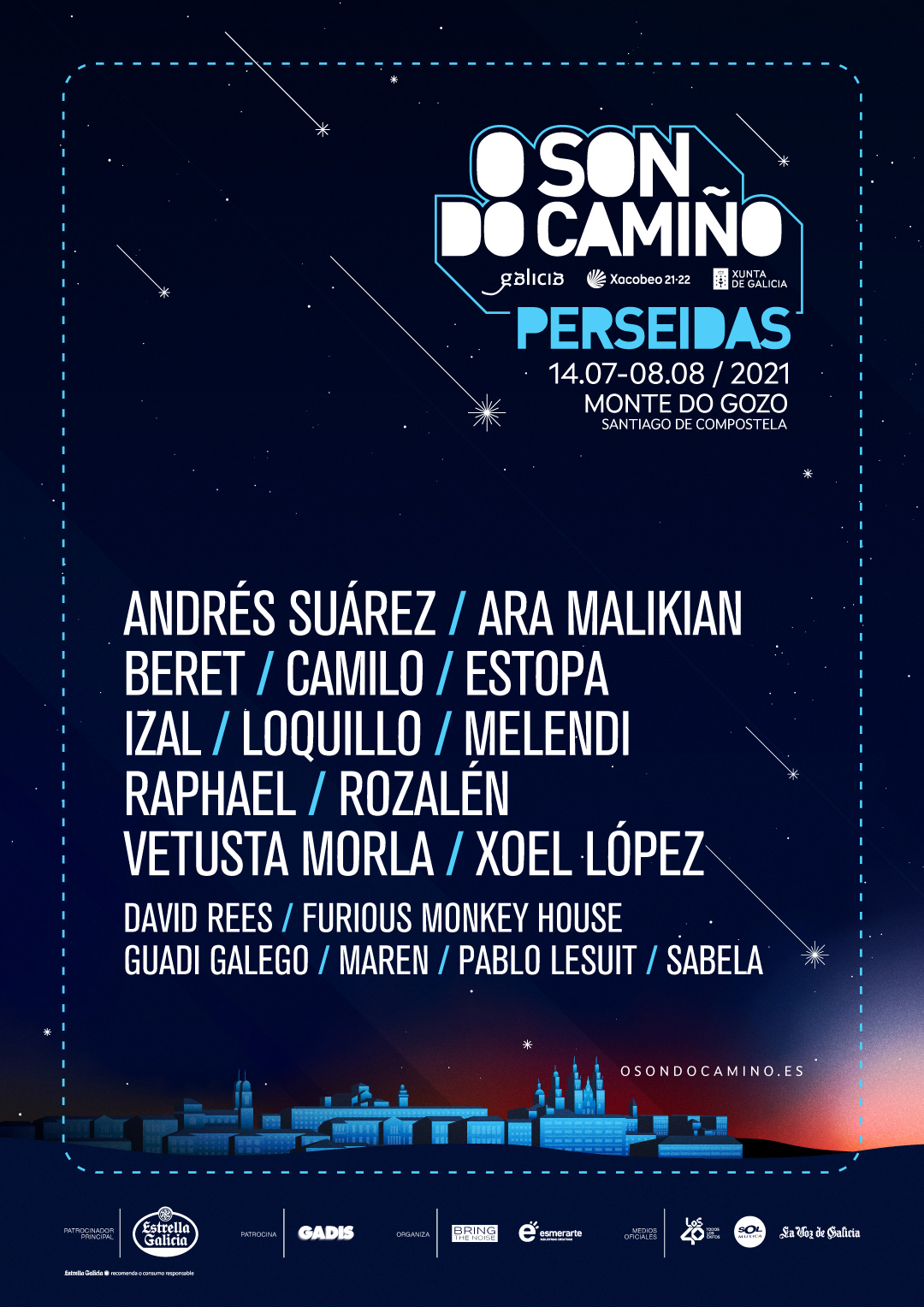Se presenta O Son do Camiño Perseidas: un gran ciclo de conciertos en Santiago de Compostela Se presenta O Son do Camiño Perseidas: un gran ciclo de conciertos en Santiago de Compostela