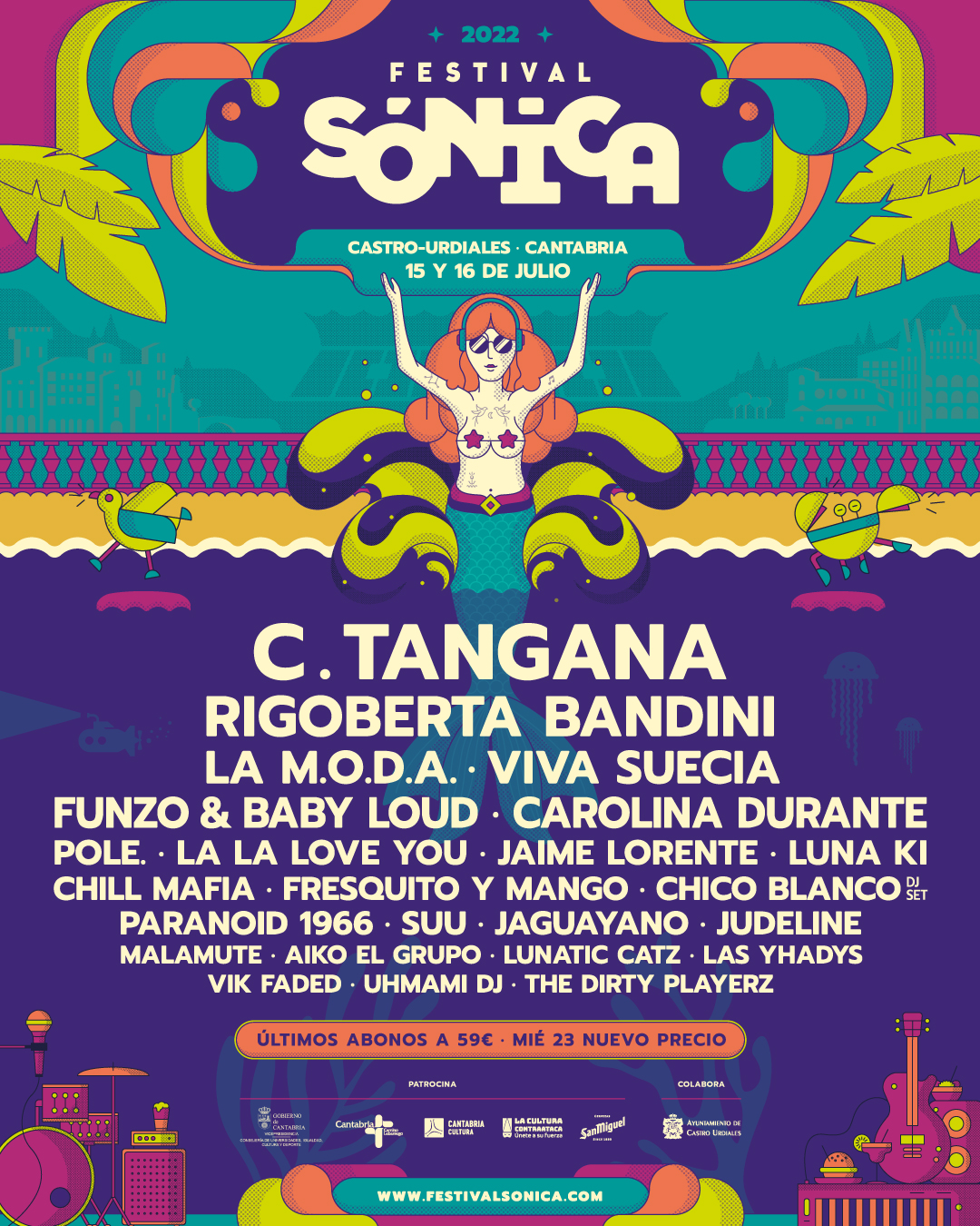 El festival Sónica tiene ya su cartel completo