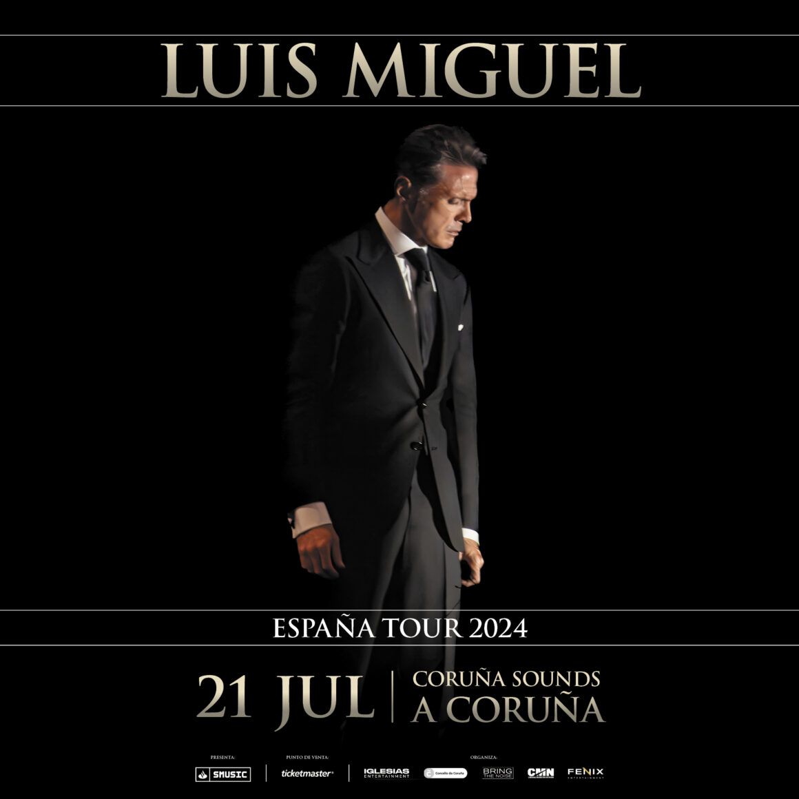 Luis Miguel actuará en A Coruña dentro del ciclo Coruña Sounds
