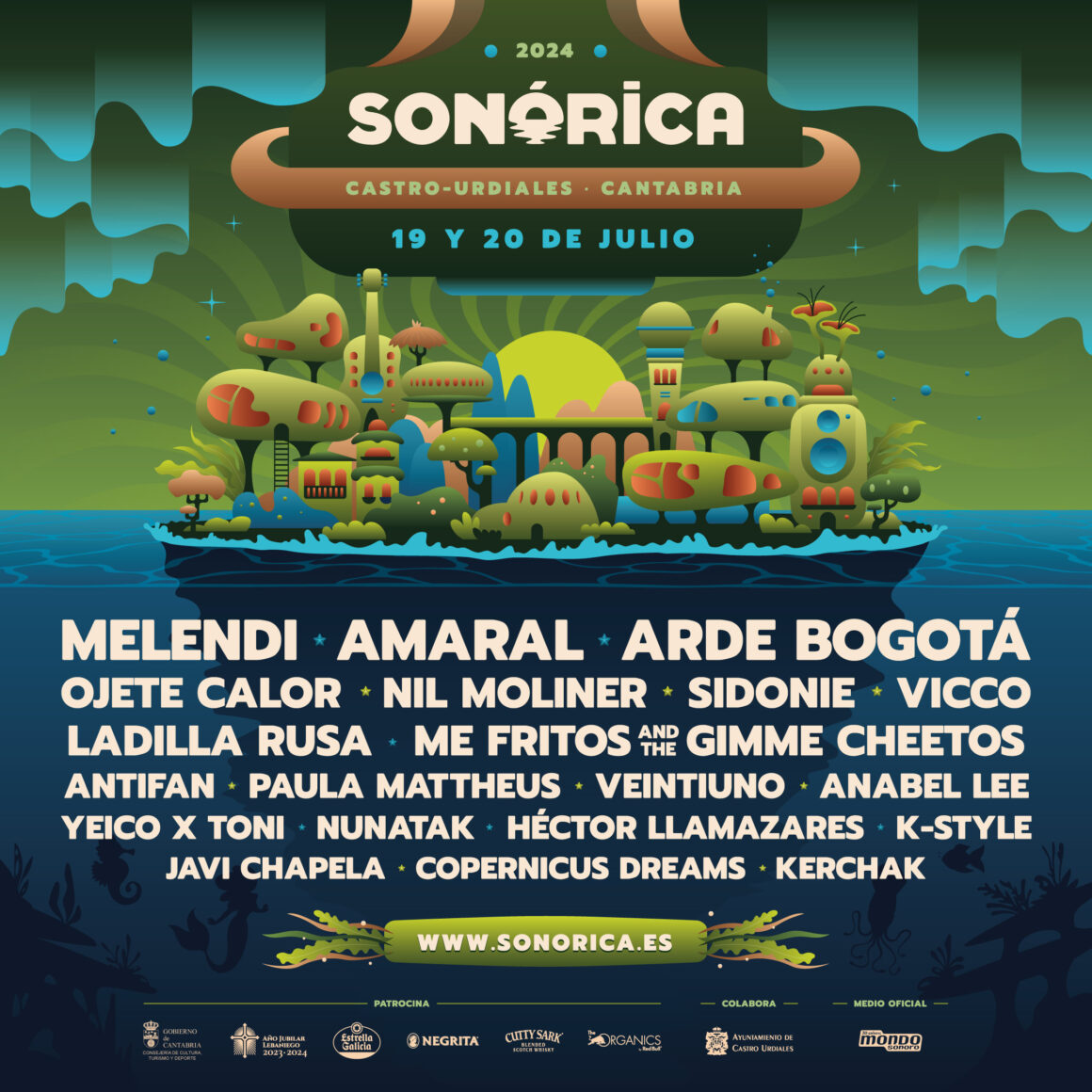 SONÓRICA 2024: CARTEL COMPLETO CON GRANDES INCORPORACIONES