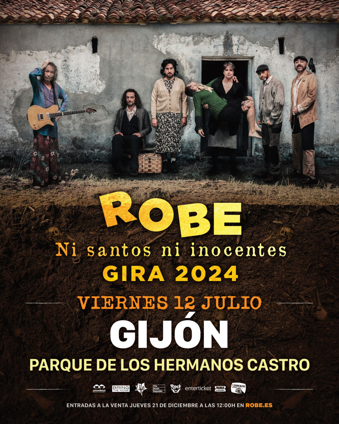 Robe llega a Gijón con su gira «Ni Santos ni Inocentes» Robe llega a Gijón con su gira «Ni Santos ni Inocentes»