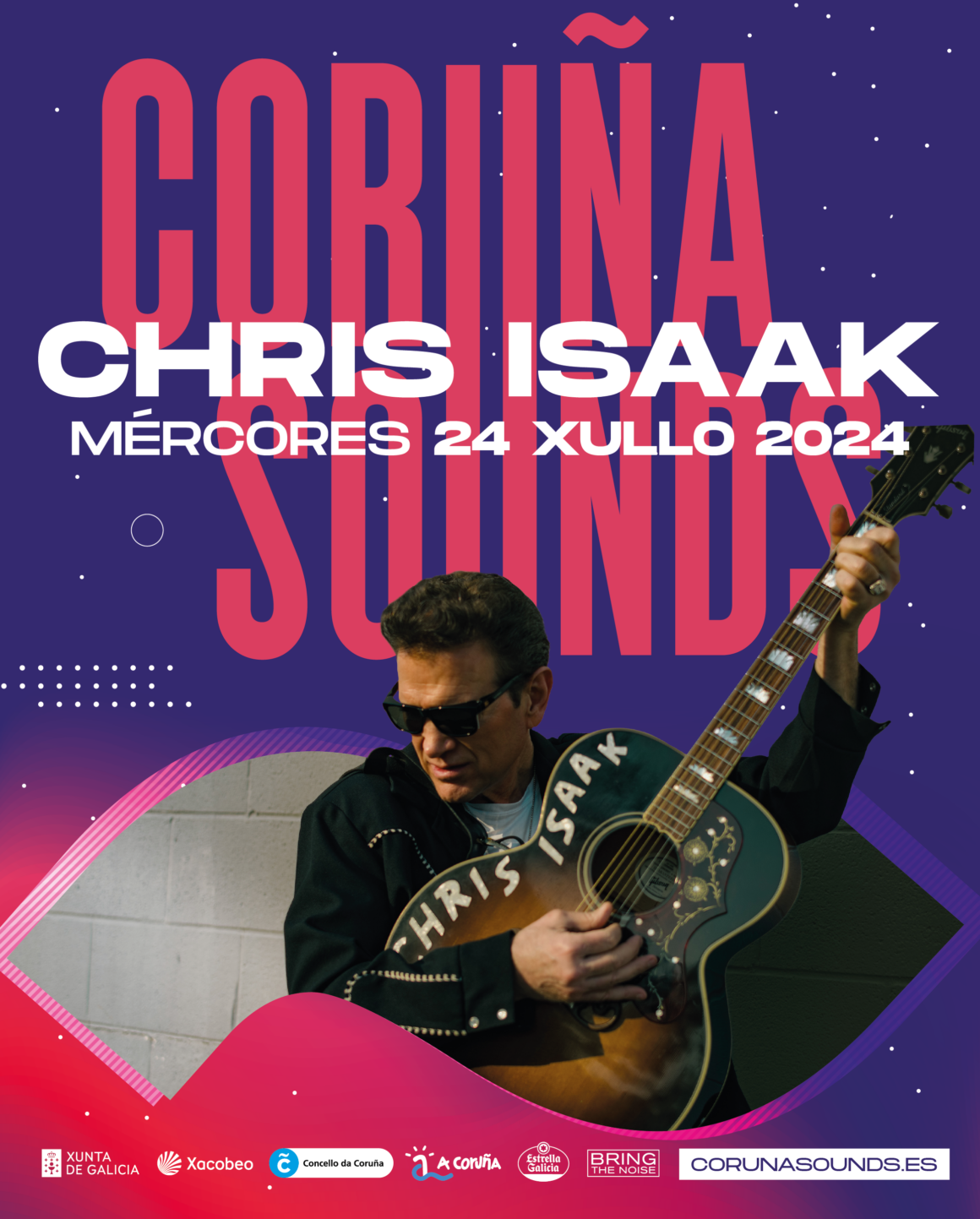 Chris Isaak se une al ciclo Coruña Sounds