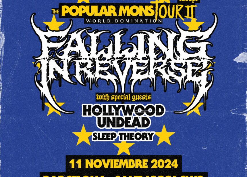 ¡Cambio de recinto para Motionless In White en Barcelona!