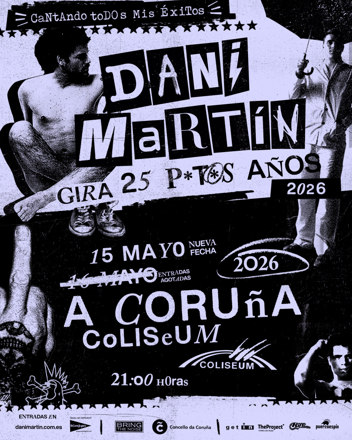 Nuevo concierto de Dani Martín en A Coruña tras el sold out de la primera fecha Nuevo concierto de Dani Martín en A Coruña tras el sold out de la primera fecha
