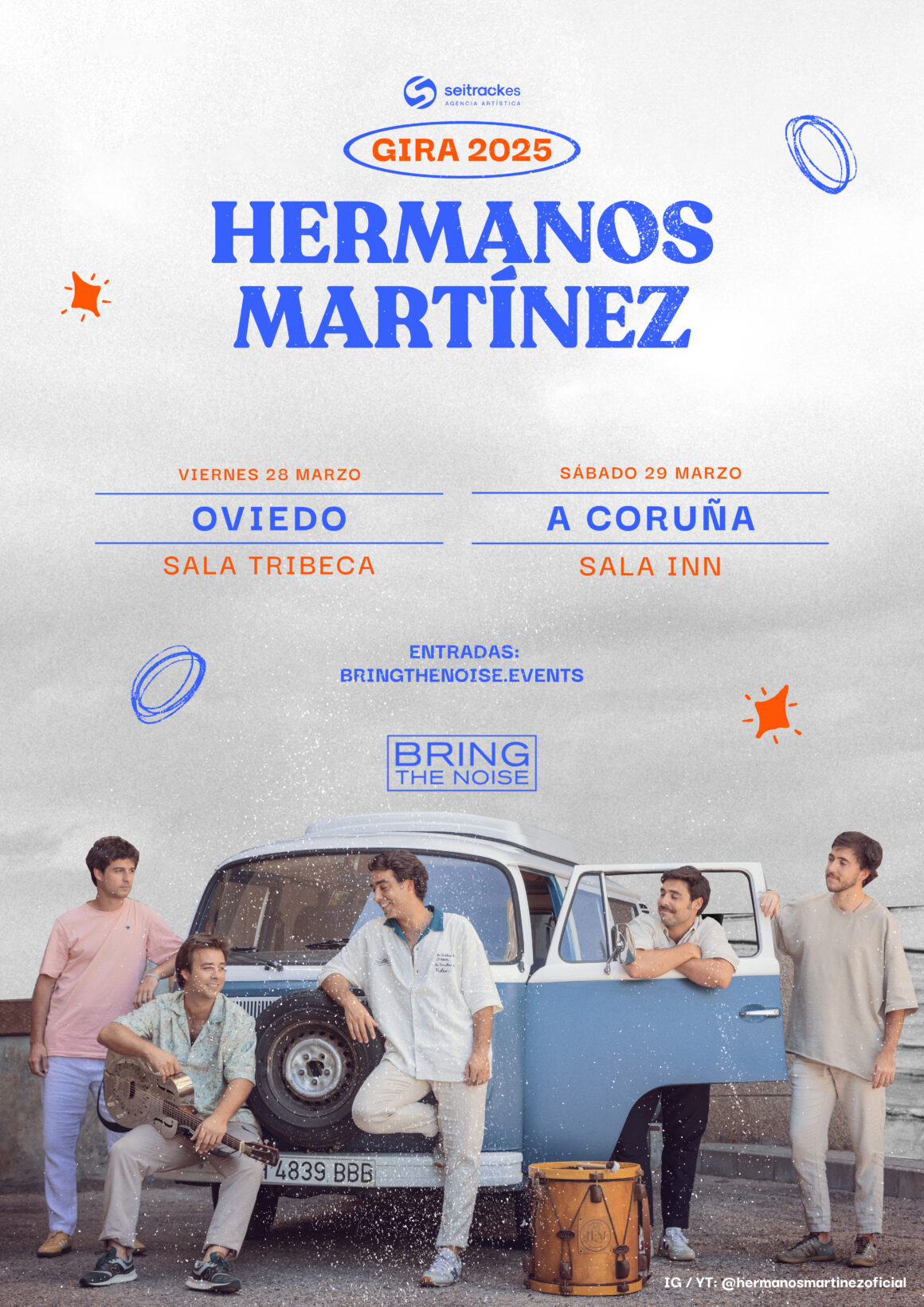 Los Hermanos Martínez inician GIRA por Asturias y Galicia Los Hermanos Martínez inician GIRA por Asturias y Galicia