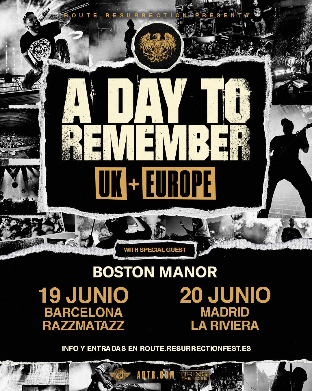 Nueva Route Resurrection: ¡A DAY TO REMEMBER en España en junio! Nueva Route Resurrection: ¡A DAY TO REMEMBER en España en junio!
