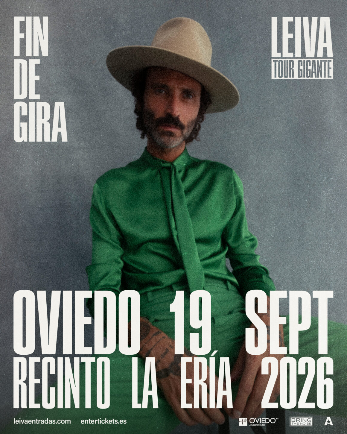 Leiva pondrá punto final a su «Tour Gigante» en Oviedo