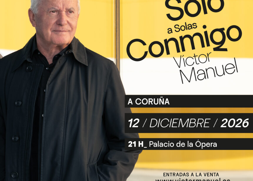 Víctor Manuel dará un concierto en A Coruña a finales de año