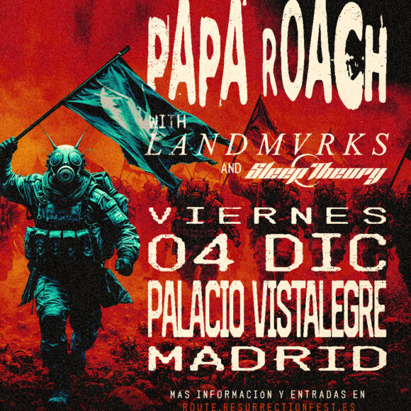 Papa Roach darán un concierto exclusivo en Madrid en diciembre