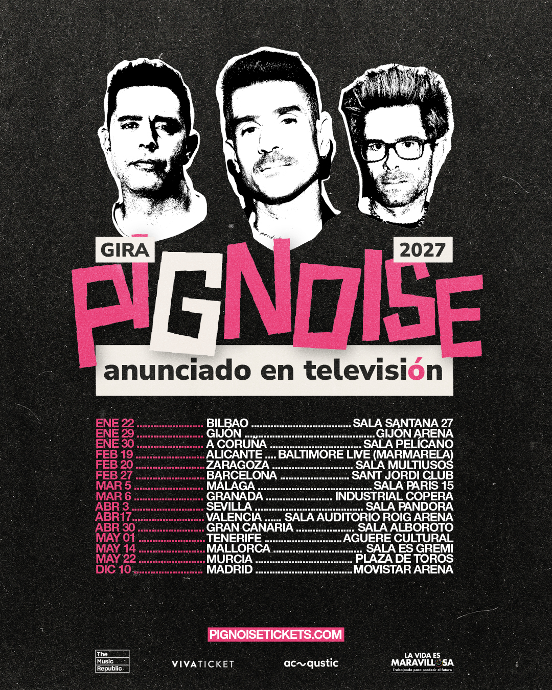 ¡Pignoise confirma nueva gira nacional! ¡Pignoise confirma nueva gira nacional!