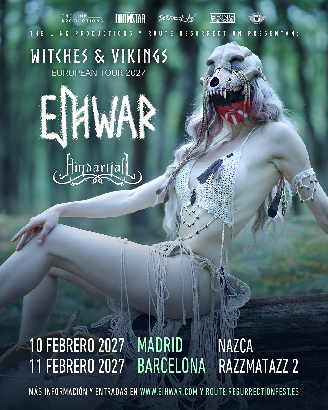Nueva gira Route Resurrection: ¡Tambores de guerra y folk neopagano con Eihwar en España en 2027! Nueva gira Route Resurrection: ¡Tambores de guerra y folk neopagano con Eihwar en España en 2027!
