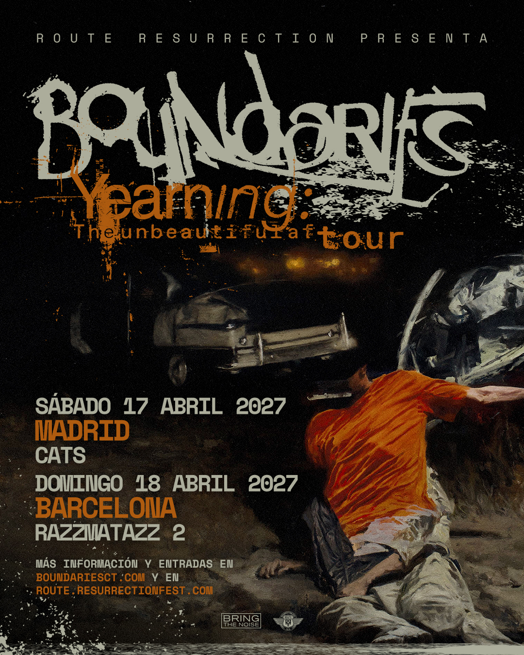Los norteamericanos Boundaries visitarán Madrid y Barcelona en abril de 2027 Los norteamericanos Boundaries visitarán Madrid y Barcelona en abril de 2027